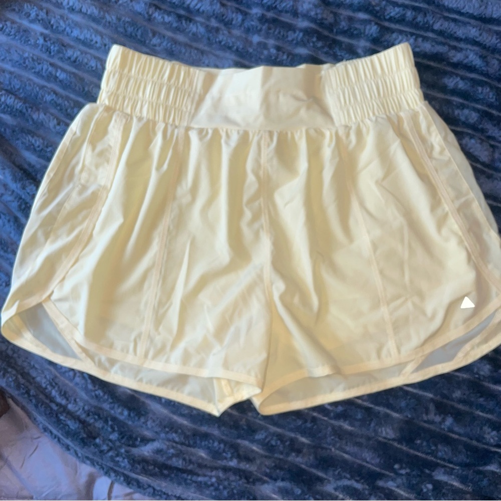 Balance Athletica pastel yellow Athletic Shorts Elastic Waist Lightweight
